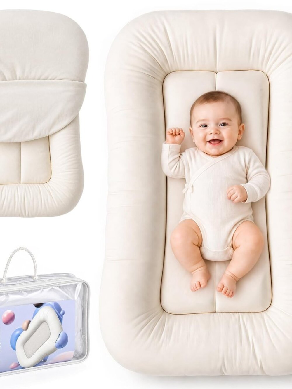 Infant Support Cushion for Newborn 0-24 Months, Cloud-CS